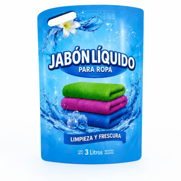 Doypack 3L con Asa para Jabón Líquido (Pack x 50) | SISA Envases